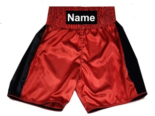 個性化拳擊短褲 : KNBSH-033-紅色